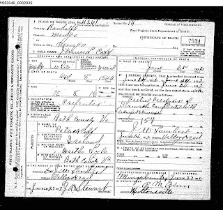 We also have microfilm of statewide birth records and delayed births 1917-1930, statewide deaths 1917-1973, and indices to some more recent delayed births, deaths, and marriages. . Wv culture death